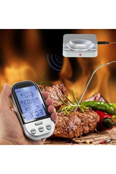 OEM Digital LCD probe thermometer for kitchen, food, meat, wireless - TP 808