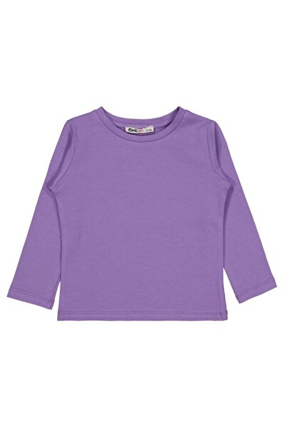 Civil Girls Basic 2-5 Yaş Sweatshirt - Lila 4-5 Yaş