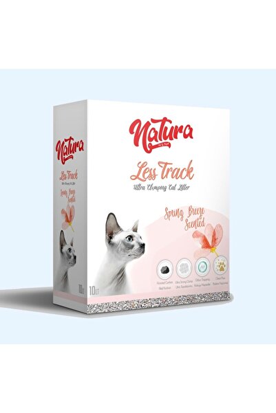 Natura Pet Less Track Bahar Kokulu Topaklaşan Kedi Kumu 10 lt