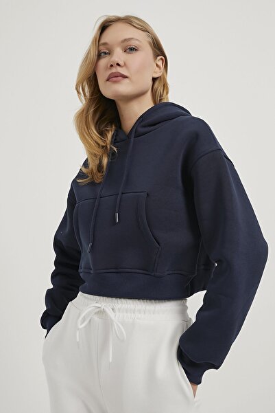 Arma Life Γυναικείο φούτερ ARMALIFE 2525 KANGARO POCKET CROP