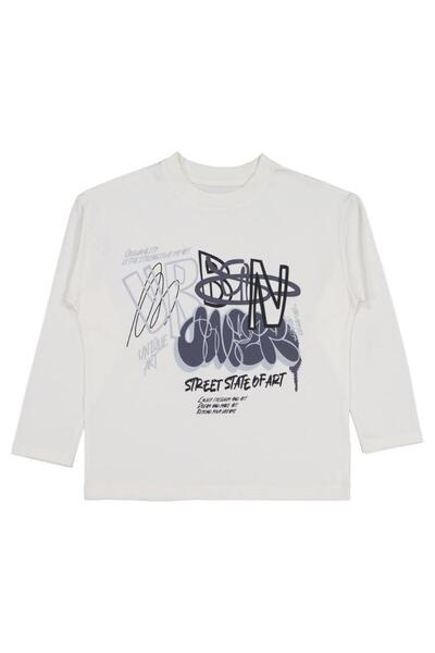 Civil Boys سويت شيرت Urban مطبوع لعمر 6-9 سنوات - Ecru9-10 Years