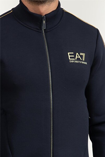 EA7 Erkek Fermuarlı Sweatshirt