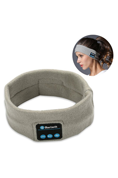 HOZRO Bentita Bluetooth cu Casti Wireless si Microfon, Moale, Elastic, Negru, Set