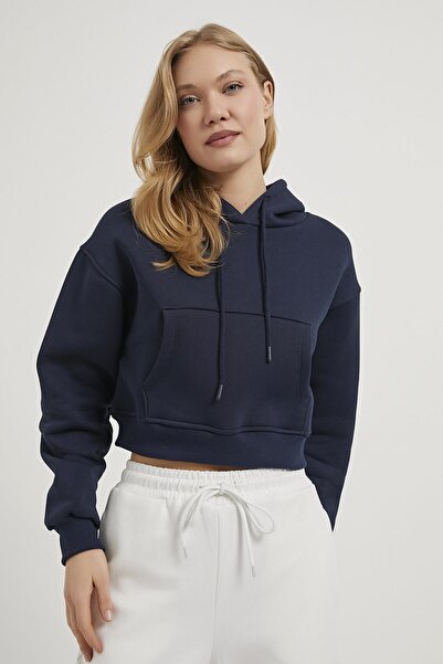 Arma Life Γυναικείο φούτερ ARMALIFE 2525 KANGARO POCKET CROP