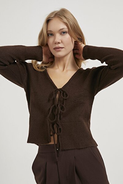 Arma Life Armalife 4414 Bound-Together Detail Knitwear Women's Cardigan