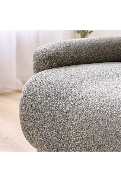 Danube Home Vivo Fabric Arm Chair - Green, Stylish 1-Seater Wood & Fabric Armchair with 2-Year Warranty