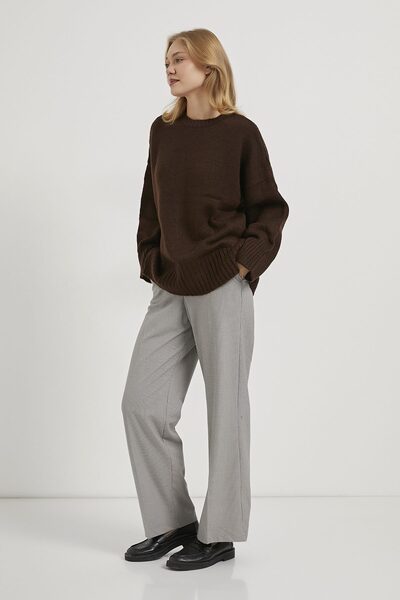 Arma Life Armalife 4700 Bi̇s Yaka O Oversized Women's Sweater