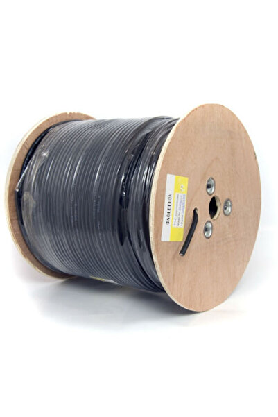 Cabletech Cablu coaxial F690BV, ecranare cu gel negru, rolă 305 m