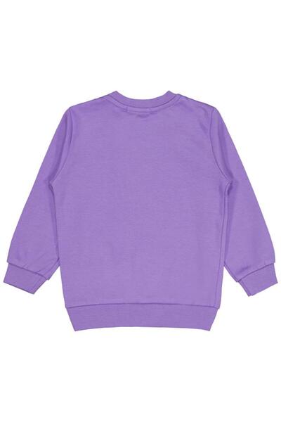 Civil Girls Unicorn Baskılı 2-5 Yaş Sweatshirt - Lila 4-5 Yaş