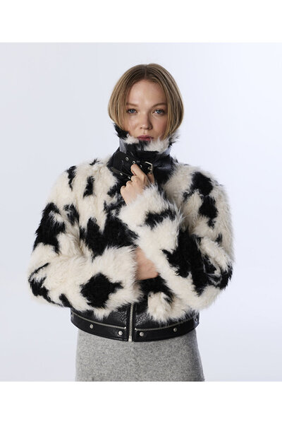 Twist Patterned Faux Fur