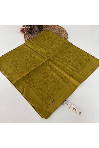HAREM SCARF Eșarfă Harem Gold Silvia verde ulei VHC1029