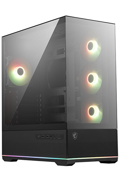 MSI MAG PANO 110R PZ Siyah 4x ARGB Fan USB 3.2 ATX Tower Gaming (Oyuncu) Kasa