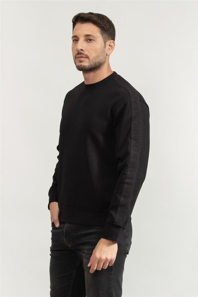 Armani Exchange Logo Stretch Cotton Regular Fit Crew Neck Sweat Men's Sweat Xm001296 Af10818 Uc