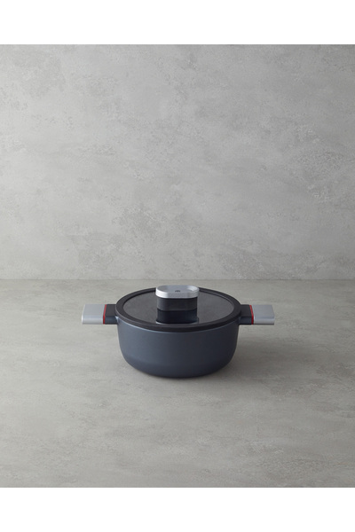 English Home Pro Cook Series Deep Pot 20 cm Black