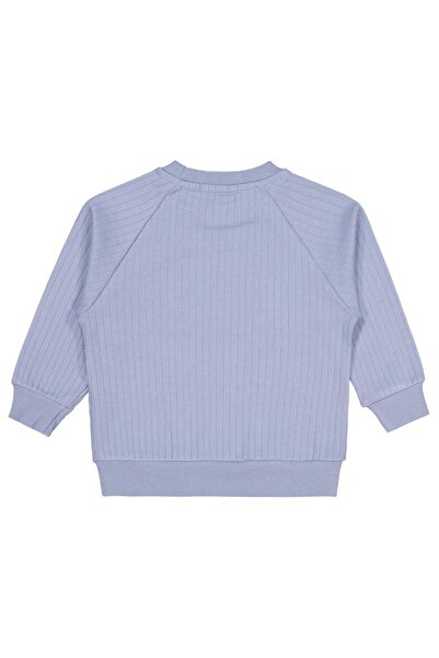 Civil Boys 2-5 Years Old Sweatshirt with Ornamental Buttons - Blue4-5 Years Old