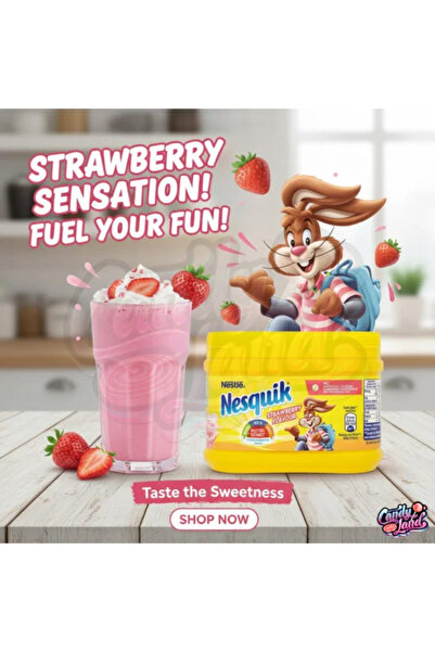 Nestle Nesquik Strawberry - strawberry flavored 300g