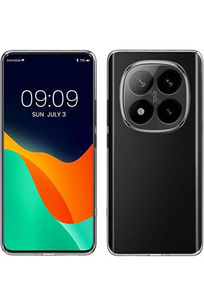 bestcase Husa transparentă subțire TPU + sticlă securizată pentru Xiaomi Redm...