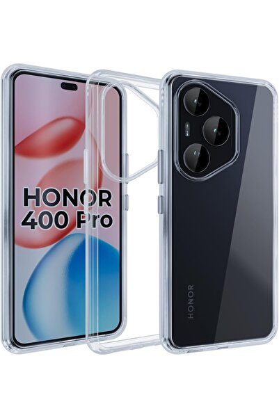 bestcase Husa transparentă subțire TPU + sticlă securizată pentru Honor 400 P...