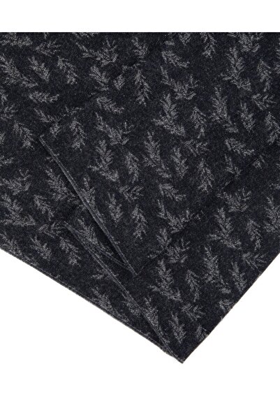 Pierre Cardin двосторонній (з різними візерунками з обох боків) чорний шарф