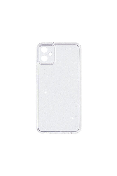 bestcase Θήκη Husa Glitter + Tempered Glass για Samsung Galaxy A05, Ασημί