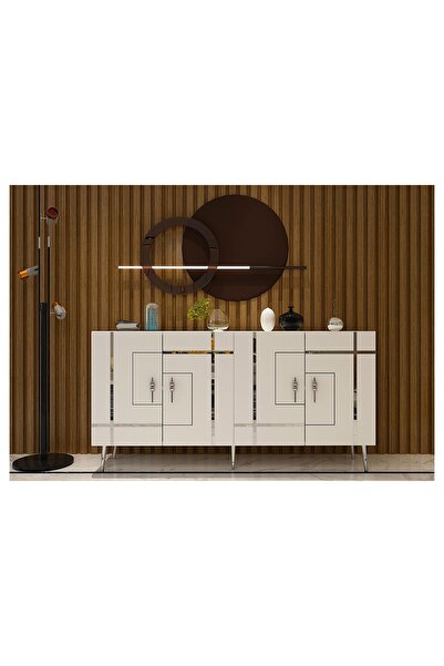 Vivense LINEDD KONSOL, BEYAZ GÜMÜŞ