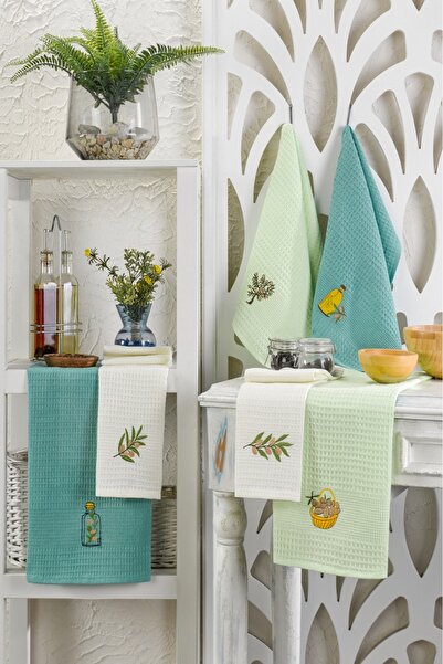 GALAWARRA 6 Prosoape de bucătărie din bumbac cu model / Prosoape de uscare