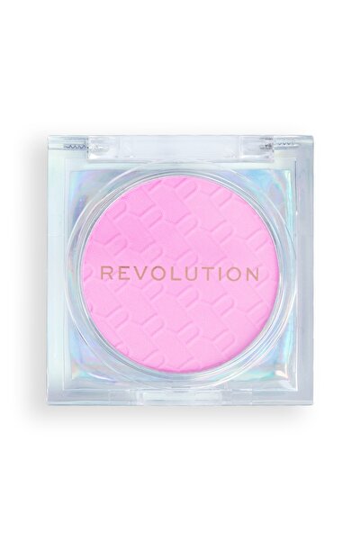 MAKEUP REVOLUTION , Mood Switch Aura, Illuminating, Blush Compact Powder, Universal Pink, 3.5 g