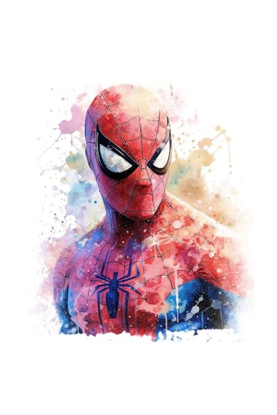 OEM Autocolant Spiderman, ilustrație, Marvel Avengers, bordură albă, vinil PV...