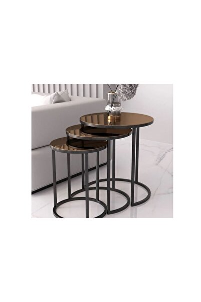 Vivense TUBİHOME SEREZ ZİGON SEHPA TAKIMI