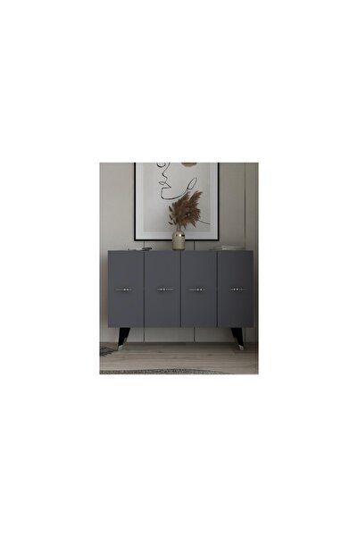 Vivense QUARTDD KONSOL, ANTRASİT GÜMÜŞ SALKIM KULP