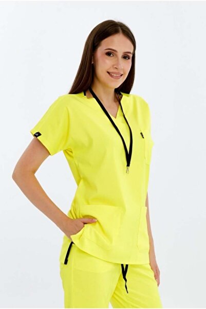 Çatı Medikal Happiness Basic - قماش قابل للتمدد زي جراحي للطبيب والممرضة (للج...