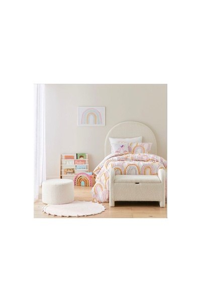 Vivense LİNDA SANDIKLI PUF, BEYAZ