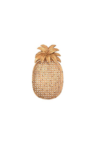 Vivense DEKORATİF ANANAS TABAK, GOLD