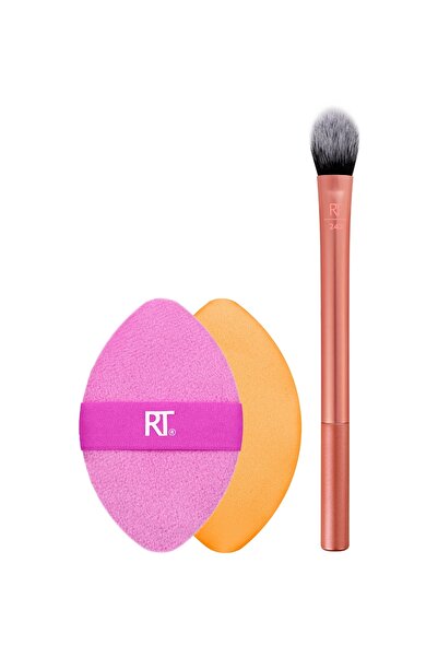 Real Techniques Set Real Techniques: Miracle, Makeup Sponge, Pink + Miracle, Makeup Sponge, Orange + Real Technique
