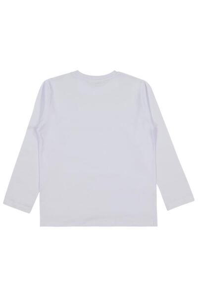 Civil Boys Basic 6-9 Years Old Sweatshirt - White 6-7 Years Old