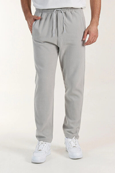 EXSPORT Thessaloniki Slim Fit Straight Leg 3 Thread Fleece-Lined Winter Bottom Sweatpants