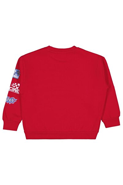 Civil Boys Super 92 Printed 6-9 Years Old Sweatshirt - Red 9-10 Years Old