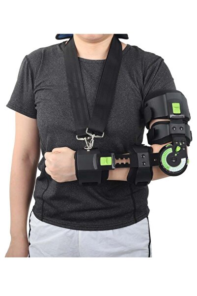 Lumely دعامة الكوع الأيسر، دعامة ذراع مفصلية قابلة للتعديل، جبيرة تثبيت الكسر...