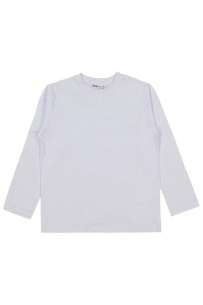 Civil Boys Basic 6-9 Years Old Sweatshirt - White 6-7 Years Old