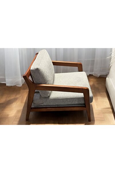 Vivense ALYA AHŞAP BERJER, BEJ