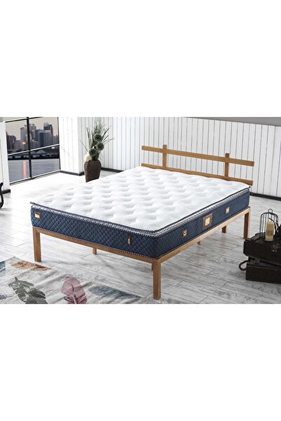 Vivense BEDCRAFT PASCHA BLUE FERMUARLI ULTRA FULL TEK KİŞİLİK YATAK, 90x190