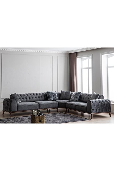 Vivense JAZZ KÖŞE KOLTUK, GRİ, SOL KÖŞE