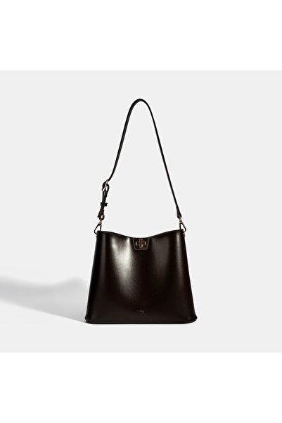 Desa Geantă de umăr maro închis pentru femei