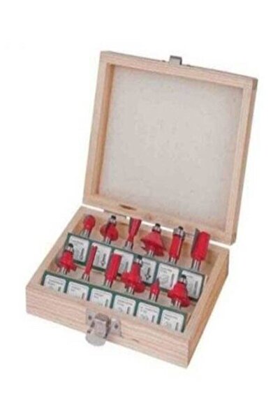 Spo sculeprofionline Set freze lemn,tija 6 mm , 12 piese