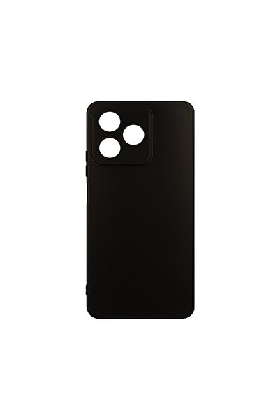 bestcase Θήκη Husa TPU λεπτή 0.8mm + σκληρυμένο γυαλί για Realme Note 50, μαύρη