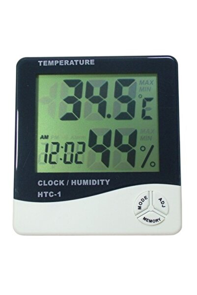 OEM Thermometer, Clock and Hygrometer with LCD Display - HTC 1