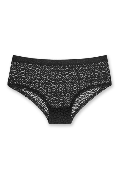 HNX Жіночі трусики з леопардовим візерунком, мереживом і еластичною талією