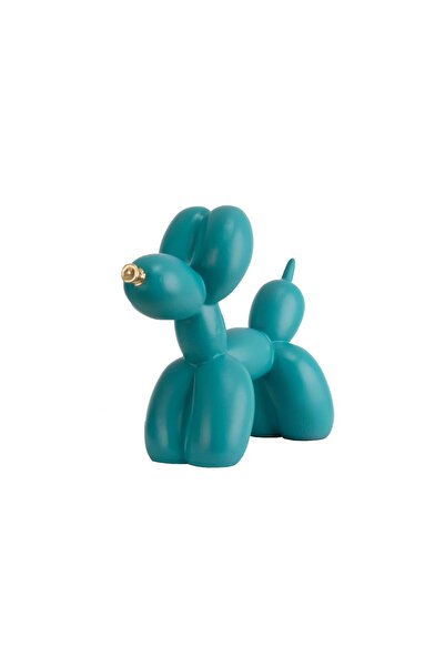 Vivense BALON KÖPEK GOLD BURUNLU KÜÇÜK BOY, TURKUAZ