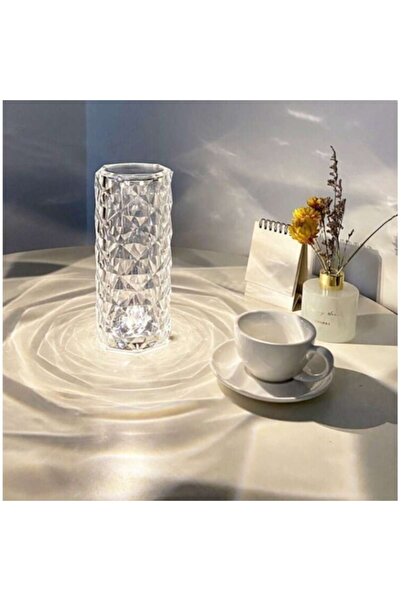 HOZRO HOZRO desk lamp, RGB LED, touch dimmer, 3 intensity levels, Acrylic Crystal, with teleco