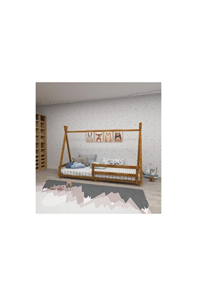 Vivense WOODFACE PANDA MONTESSORİ KARYOLA, MEŞE, 90X190